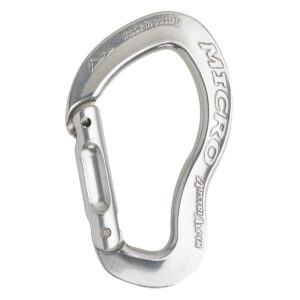 AustriAlpin KM01AM MICRO lightweight aluminum HMS carabiner for ropes with straight gate