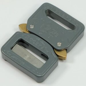 AustriAlpin FC25EVF WOLF GRAY flat metal buckle Cobra® Original 9kN for webbing 25mm