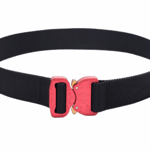 Bayonet BCOM38-BLI Pas średnio-sztywny COMBAT Czarny o szerokości 38mm metalowa klamra Cobra® 9kN pink Rozmiar uniwersalny 70-120cm