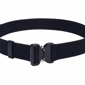 Bayonet BCOM45-BLK Belt medium-stiff COMBAT Black 45mm wide with metal buckle Cobra® 9kN KTL brass ears Universal size 70-120cm