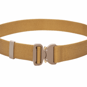 Bayonet BCOM45-GL Pas średnio-sztywny COMBAT Coyote (Złoty) o szerokości 45mm metalowa klamra Cobra® 9kN Rozmiar uniwersalny 70-120cm