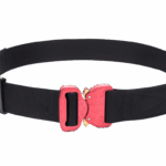 Bayonet BOUT38-BLI Pas miękki OUTDOOR Czarny o szerokości 38mm metalowa klamra Cobra® 9kN pink Rozmiar uniwersalny 70-120cm