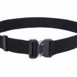 Bayonet BOUT38-BLK Pas miękki OUTDOOR Czarny o szerokości 38mm metalowa klamra Cobra® 9kN KTL mosiężne uszka Rozmiar uniwersalny 70-120cm