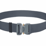 Bayonet BOUT38-GR Pas miękki OUTDOOR Ciemny Szary o szerokości 38mm metalowa klamra Cobra® 9kN Rozmiar uniwersalny 70-120cm