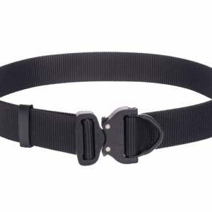 Bayonet BSPOD45-BL Belt medium-stiff plus SPOTTER D Black 45mm wide reinforced metal buckle Cobra® D-ring 18kN Universal size 70-120cm