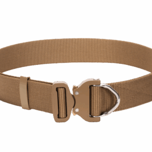 Bayonet BSPOD45-CB Pas średnio-sztywny plus SPOTTER D Coyote Brown o szerokości 45mm wzmocniona metalowa klamra Cobra® D-ring 18kN Rozmiar uniwersalny 70-120cm