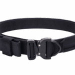 Bayonet BSPR45-BL Taktyczny pas do przenoszenia broni i amunicji® STORM PROFESSIONAL Czarny 2-warstwowy z PALS do MOLLE Cobra® 18kN D-ring