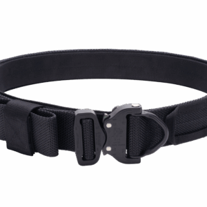 Bayonet BSPR45-BL Taktyczny pas do przenoszenia broni i amunicji® STORM PROFESSIONAL Czarny 2-warstwowy z PALS do MOLLE Cobra® 18kN D-ring