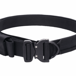 Bayonet BSTR45-BL Tactical belt for carrying weapons and ammunition® STORM Black 2-layer with PALS for MOLLE Cobra® D-ring 18kN