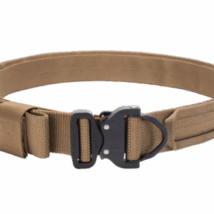 Bayonet BSPR45-CB tactical belt for carrying weapons and ammunition® STORM PROFESSIONAL Coyote Brown 2-layers with PALS for MOLLE with Cobra® D-ring 18kN