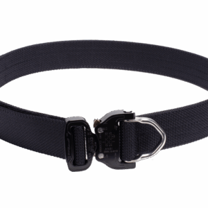 Bayonet BTHR38-BL Belt stiff THIRDLINE Black 38mm wide 1-layer with reinforced metal buckle Cobra® D-ring 18kN