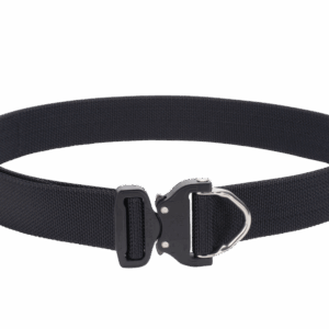 Bayonet BTHR45-BL Belt stiff THIRDLINE Black 45mm wide 1-layer with reinforced metal buckle Cobra® D-ring 18kN