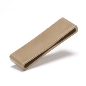 Bayonet BSZP45-CB COYOTE BROWN belt loop polymer (elastic plastic) for webbing 45mm