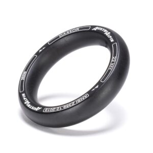 AustriAlpin DA45OR-M-ELOX+L BLACK MATTE anodized round frame O-Ring 22kN for webbing of any size allows the webbing to be distributed at any angle