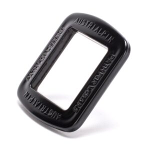 AustriAlpin FC05B-K BLACK KTL 1-slot frame buckle for paragliding and parachute harnesses for webbing 25mm