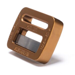 AustriAlpin FC25CF-C COYOTE BROWN inseparable metal buckle COBRAFRAME with selt-locking beam 9kN for webbing 25mm