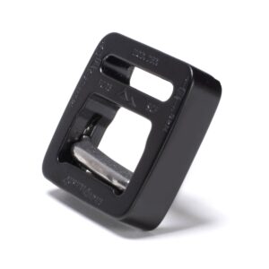 AustriAlpin FC25SCF-K BLACK KTL inseparable metal buckle COBRAFRAME 9kN with self-locking beam for 25mm thicker webbing