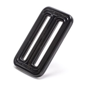 AustriAlpin FC31B-K BLACK KTL 2-slot window symmetric buckle for paragliding and parachute harnesses for webbing 33mm