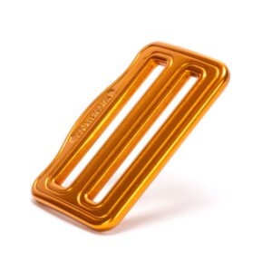 AustriAlpin FC42B-O ORANGE anodowane okienko 2-slotowe asymetryczne sprzączka do uprzęży paralotniarskiej i spadochoronowej do taśm 45mm