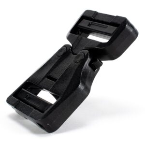 ITW Nexus FG45MVV CZARNA niewykrywalna na bramkach polimerowa klamra GT Cobra® 2,5kN dwustronnie regulowana do taśm 45mm