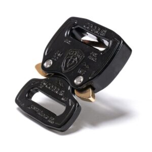 AustriAlpin FM20KFF BLACK KTL lightweight metal buckle double-sided sewn Cobra® Fashion Model 2kN for webbing 20mm