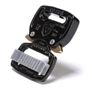 AustriAlpin FM20KVF CZARNA KTL leciutka klamra metalowa Cobra® Fashion Model 2kN do taśm 20mm