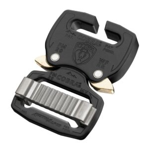AustriAlpin FM20KVF-RR BLACK KTL lightweight metal buckle Cobra® Fashion Model 2kN for webbing 20mm put on without sewing RnR