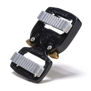 AustriAlpin FM20KVV BLACK KTL lightweight metal buckle double-sided adjustable Cobra® Fashion Model 2kN for webbing 20mm
