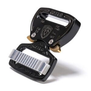 AustriAlpin FM25KVF BLACK KTL lightweight metal buckle Cobra® Fashion Model 2kN for webbing 25mm