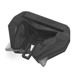 Austrialpin FN45WF-MG BLACK polymer equipment buckle female half sewn Cobra® NG for webbing 45mm ears Gray