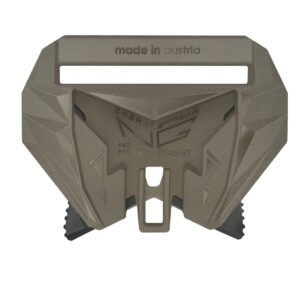 Austrialpin FN45WF-TM TAN499 polimerowa klamra do ekwipunku połówka żeńska zaszywana Cobra® NG do taśm 45mm uszka Czarne