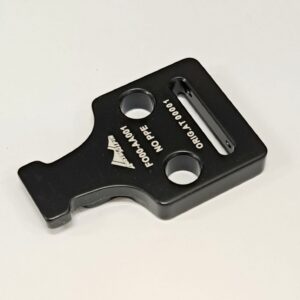 AustriAlpin FO00K-AA001+L BLACK KTL Cobra® Special Design male mounting plate 9kN for Picatinny MRAP anchoring