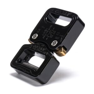 AustriAlpin FX25KVF BLACK KTL reinforced metal buckle Cobra® Pro Style 18kN for webbing 25mm