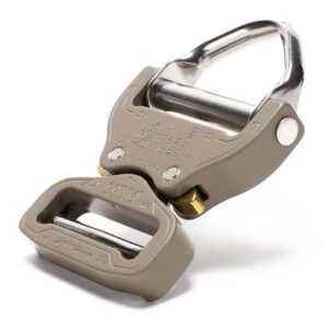 AustriAlpin FX45GVD ELEPHANT GRAY reinforced metal buckle with integrated steel D-ring Cobra® Pro Style 18kN for webbing 45mm