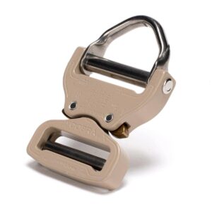 AustriAlpin FX45SVD SAND klamra metalowa ze zintegrowanym uchem stalowym D-ring Cobra® Pro Style o podwyższonej wytrzymałości 18kN do taśm 45mm