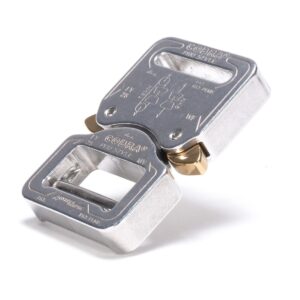 AustriAlpin FY25AVF SILVER anodized 25mm flat metal buckle Cobra® Pro Style 9kN for webbing 25mm