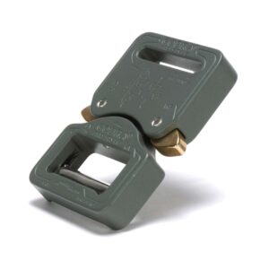 AustriAlpin FY25FVF FOLIAGE GREEN flat metal buckle Cobra® Pro Style 9kN for webbing 25mm