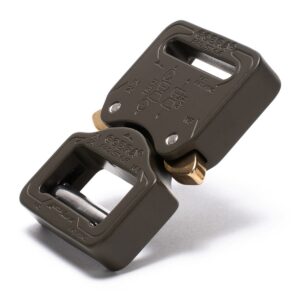 AustriAlpin FY25QVF BROWN GRAY flat metal buckle Cobra® Pro Style 9kN for webbing 25mm