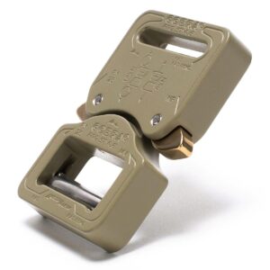 AustriAlpin FY25TVF TAN499 flat buckle Cobra® Pro Style 9kN metal buckle for webbing 25mm