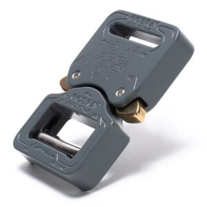 AustriAlpin FY25EVF WOLF GRAY flat metal buckle Cobra® Pro Style 9kN for webbing 25mm