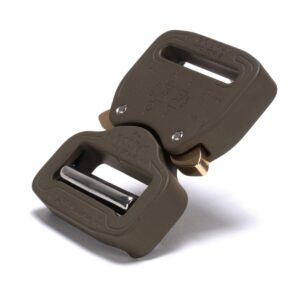 AustriAlpin FY33QVF BROWN GRAY flat metal buckle Cobra® Pro Style 9kN for webbing 33mm