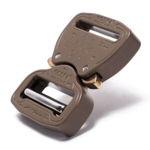 AustriAlpin FY38CVF COYOTE BROWN flat metal buckle Cobra® Pro Style 9kN for webbing 38mm