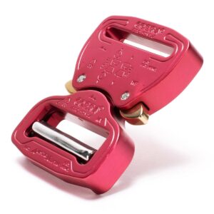 AustriAlpin FY38IVF PINK anodized flat metal buckle Cobra® Pro Style 9kN for webbing 38mm