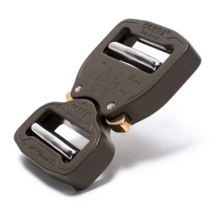 AustriAlpin FY38QVV BROWN GRAY flat metal buckle double-sided adjustable Cobra® Pro Style 9kN for webbing 38mm