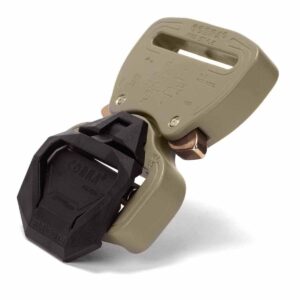 AustriAlpin FY38TVF-LS TAN499 flat metal buckle Cobra® Pro Style 9kN SNAKEBITE for webbing 38mm with latch