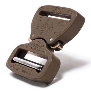 AustriAlpin FY45CVF COYOTE BROWN flat metal buckle Cobra® Pro Style 9kN for webbing 45mm