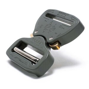 AustriAlpin FY45FVF FOLIAGE GREEN flat metal buckle Cobra® Pro Style 9kN for webbing 45mm