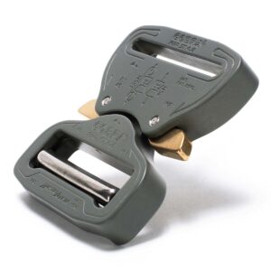 AustriAlpin FY45FVF-XL FOLIAGE GREEN flat metal buckle Cobra® Pro Style 9kN for webbing 45mm ears XL