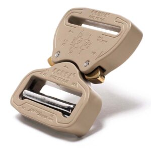 AustriAlpin FY45SVF SAND flat metal buckle Cobra® Pro Style 9kN for webbing 45mm