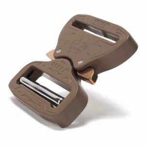 AustriAlpin FY50CVF-XL COYOTE BROWN flat metal buckle Cobra® Pro Style 9kN for 50mm ears XL